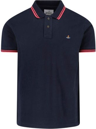 Vivienne Westwood Navy Classic Cotton Polo Shirt