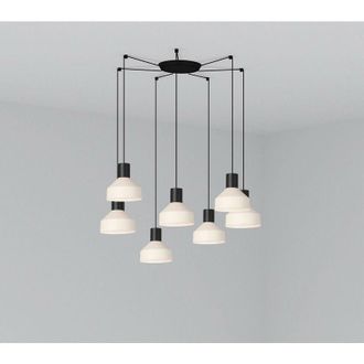 Faro Barcelona Faro kombo - Cluster Pendant Ceiling Light Beige, E27