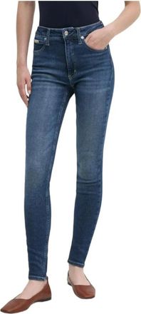 Calvin Klein High Rise Skinny Jeans - Dames - Skinny Jeans - Blauw - W31 L30 - Katoen - Jeans