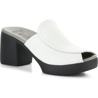 FLY London Flae Platform Sandal in White at Nordstrom, Size 10-10.5Us