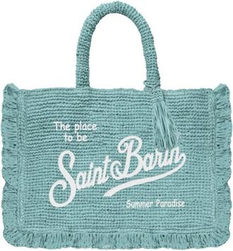 MC2 Saint Barth Tassen, Dames, Blauw, ONE Size, Volant Mini Tote