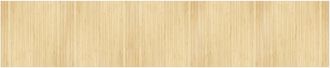 vidaXL Alfombra Rectangular Bamb&uacute; Color Natural Claro 100x500 Cm Vidaxl