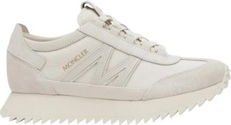 Moncler Pacey 2 Sneaker - Dames - Sneakers - Beige - 37 EU - Leer - Schoenen