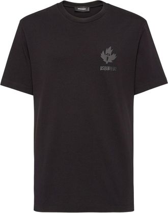 Dsquared2 logo-print cotton T-shirt - men - Cotton - L - Black