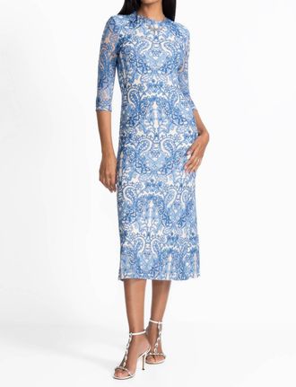 Johnny Was Wynifred Mesh Midi Dress In Jordi