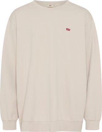 Levi's Plus Sweatshirt LEVIS PLUS BIG ORIGINAL HM CREW, Herren, Gr. 4XL (72/74), pumice stone, Sweatware, Obermaterial: 100% Baumwolle, h&uuml;ftbedeckend, Rundhals, S