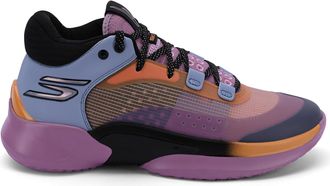 Skechers Basketball SKX Resagrip Trainers Mens Purple/Orange 10