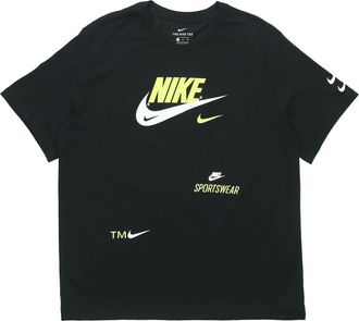 Nike Swoosh Round Neck Short Sleeve Black CU0078-010