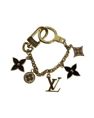 Louis Vuitton Pre-owned Womens Fleur de Monogram Bag Charm in Gold Metal - One Size