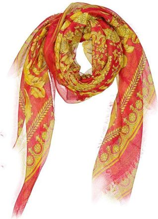Versace Womens Multicolor Modal Scarf