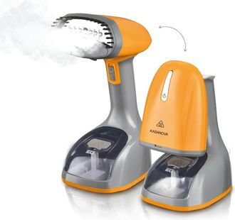 KASANOVA Ferro da stiro verticale pieghevole 1500 W arancione
