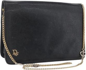 Dior Pre-owned Clutches, female, Black, Size: ONE SIZE Pre-owned Vintage Shoulder Bag