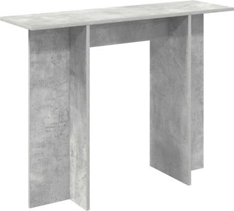 vidaXL Mesa Consola Gris Hormig&oacute;n 100 X 30 X 75 Cm Vidaxl