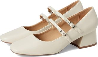 Journee Collection Nally Womens Shoes White : 8.5 M, Faux Leather
