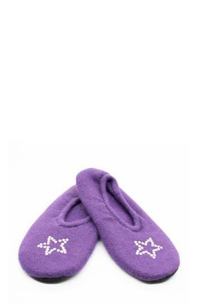 Portolano Rhinestone Star Slipper in Purple at Nordstrom Rack, Size Medium