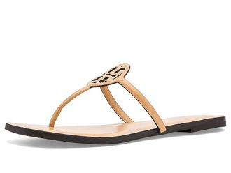 Tory Burch Miller Capri Sandals Womens Sandals Honeycomb Tan : 10.5 M, Leather