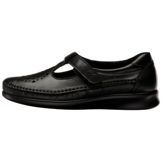 SAS Loafers Black Smooth 3200-002 Womens