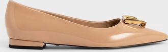 Charles & Keith Gabine Patent Leather Ballerinas