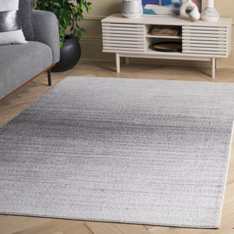 Safavieh Adirondack Machine Made Area Rug, Light Grey / Dark Grey Contemporary Style Easy Care