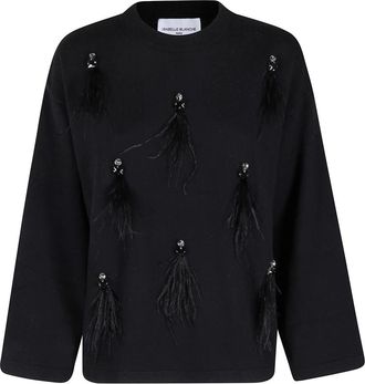 Isabelle Blanche Rondgebreide kleding - Dames - Ronde hals truien - Zwart - XS - Truien & Vesten