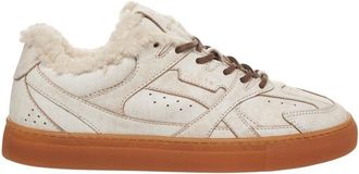 Copenhagen Luxury Suede Sneakers With Synthetic Fur Lining