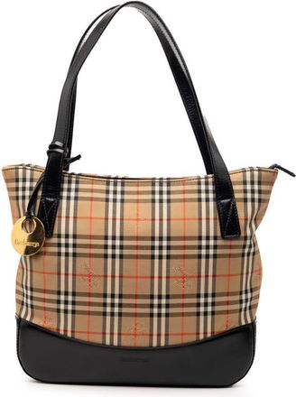 Burberry Pre-owned Burberry Haymarket Check Canvas Tote Ladies 1XNKS9OH9XTDDXIL