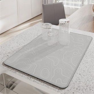 OEM Alfombrilla Absorbente Para Cocina Para Una Encimera Limpia Y Ordenada - Alfombrilla De Drenaje De Tejido T&eacute;cnico - Dise&ntilde;o De Flujo Laxo 3040cm
