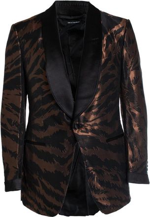 Tom Ford Atticus copper tuxedo dinner jacket