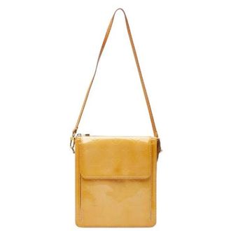 Louis Vuitton Pre-owned Mini Bags, female, Yellow, Size: ONE SIZE Pre-owned Vernis Mott Shoulder Bag