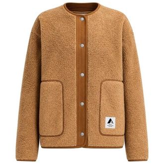 Orage Grizzly Pile Cardigan Fleecejacke f&uuml;r Damen | braun