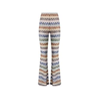 Missoni Flare Broeken - Dames - Broeken - Veelkleurig - Maat: S Viscose