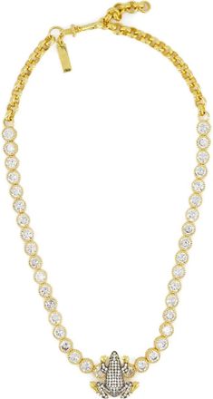 Begum Khan Collana tennis Frog - Oro