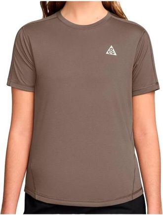 Nike ACG Trail Dri-Fit S/S Top Laufshirt f&uuml;r Damen | braun