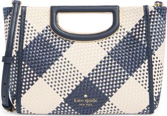 Kate Spade New York woven convertible clutch bag in Blazer Blue at Nordstrom Rack