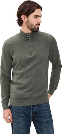 Barbour Cotton Half Zip Olive Marl XX Large
