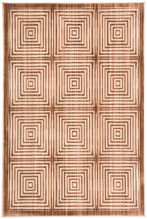 Safavieh Alfombra poli&eacute;ster marrone/neutrale 122 x 183 cm