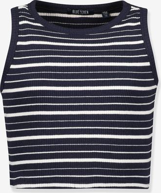 Blue Seven Strick-Top M&auml;dchen BLUE SEVEN Bio-Baumwolle dunkel blau