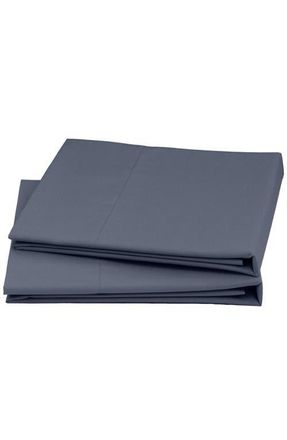 California Design Den Set of 2 Pillowcases - Signature Comfort 100% Egyptian Cotton Percale in Mineral Blue Grey Tone at Nordstrom, Size Standard