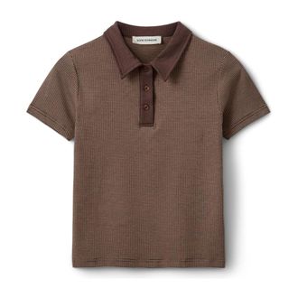 Sofie Schnoor 7113 Poloshirt - Dames - Tops - Bruin - Maat: M