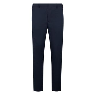 Moorer Slim-fit Trousers, male, Blue, Size: M Romeo Trousers