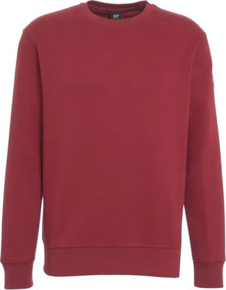 AlphaTauri Hoodies & sweatvesten, Heren, Rood, L, Katoen, Klassieke Crew Neck Sweatshirt Rosso