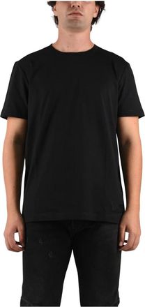 Dondup T-shirt girocollo in jersey regular fit - - Tops - Uomo - Nero - 2XL