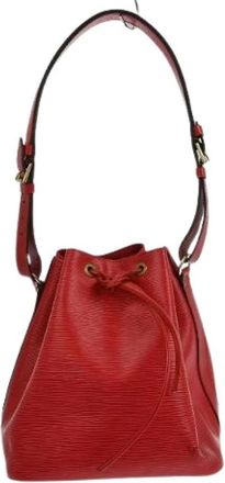 Louis Vuitton Pre-owned Bucket Bags, female, Red, Size: ONE SIZE Pre-owned Noe Handbag