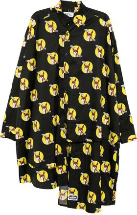 KIDILL x Jamie Reid Camicia lunga - Nero