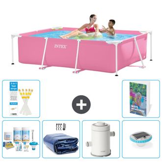 Intex Piscina Con Estructura Rectangular - 220x150x60 Cm - 7-piezas S54
