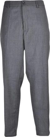 Siviglia Giotto Broek - Heren - Nette broeken - Grijs - W32 - Wol - Broeken