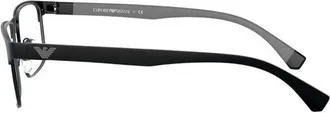 Emporio Armani 0EA1105 Metal Rectangle Eyeglasses - Black