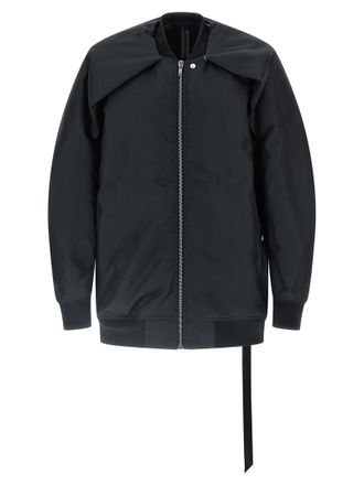 Rick Owens Mens Convertible Jumbo Peter Flight Bomber Jacket