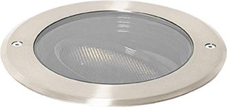 QAZQA Moderno Foco Empotrado De Suelo De Acero Ar111 Orientable Ip65 - Delux Honey Aluminio /vidrio Redonda Adecuado Para Led Max. 1 X 50 Watt - Qazqa