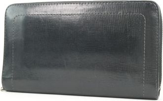 Louis Vuitton Zippy Organizer Black Leather Wallet (Pre-Owned)
